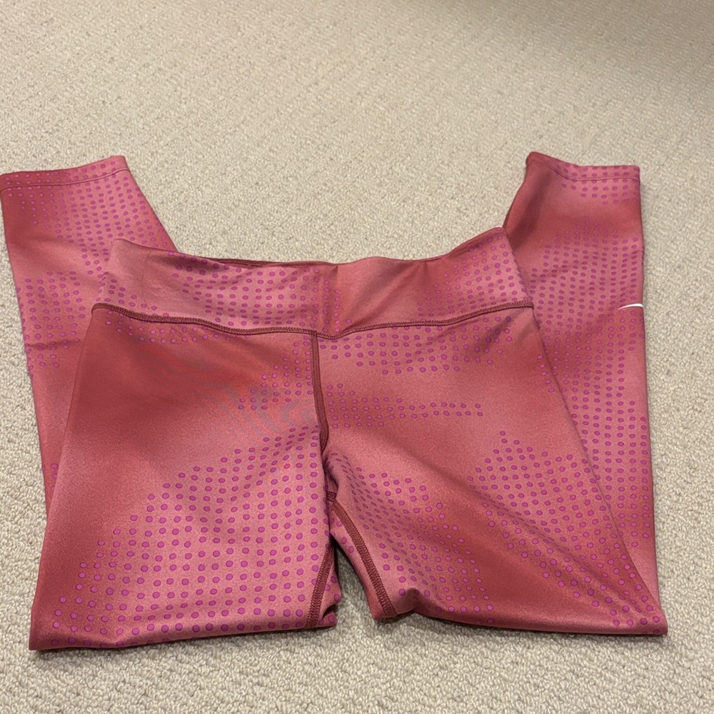 Nike Girl's pink and Purple Leggings